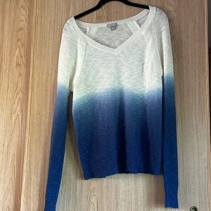 Falls Creek Blue and White Women's Sweater